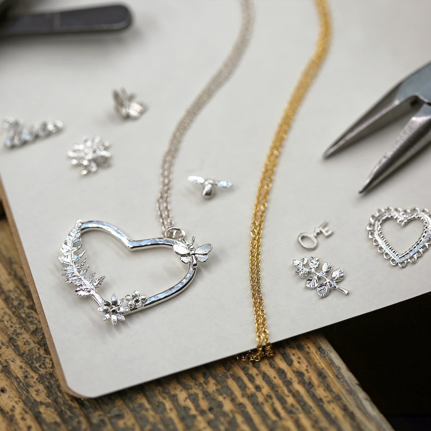 Alex monroe on sale heart necklace