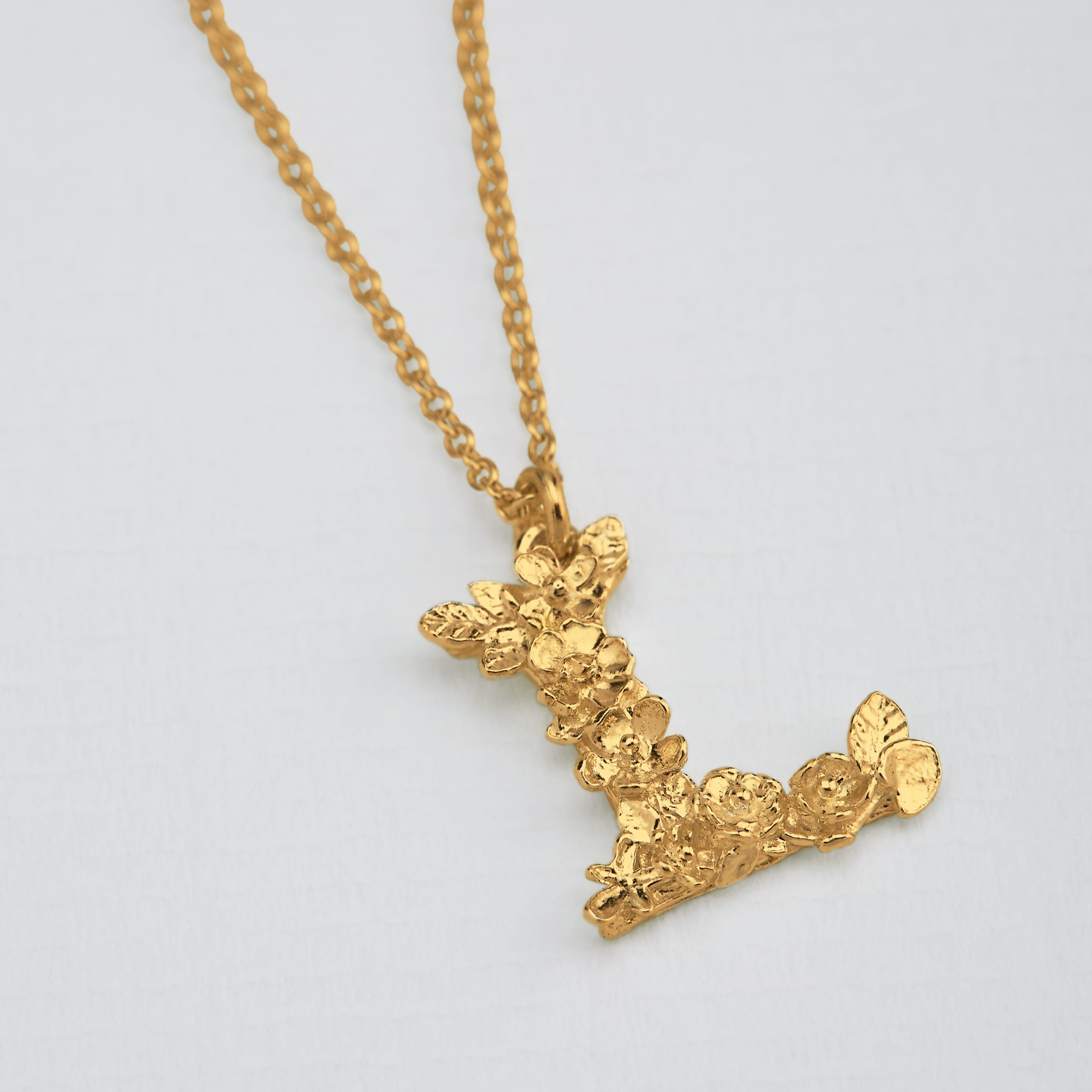 Initial Necklaces | Alphabet Jewellery | Letter L Necklace - Completedworks  | Completedworks