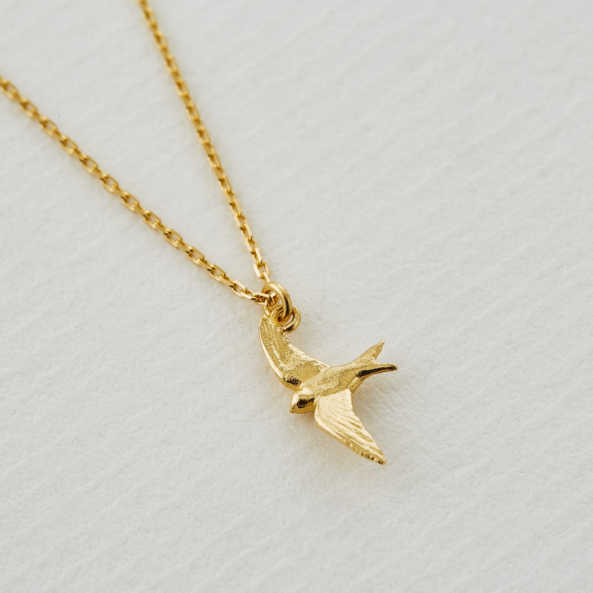 Teeny Tiny Swallow Necklace