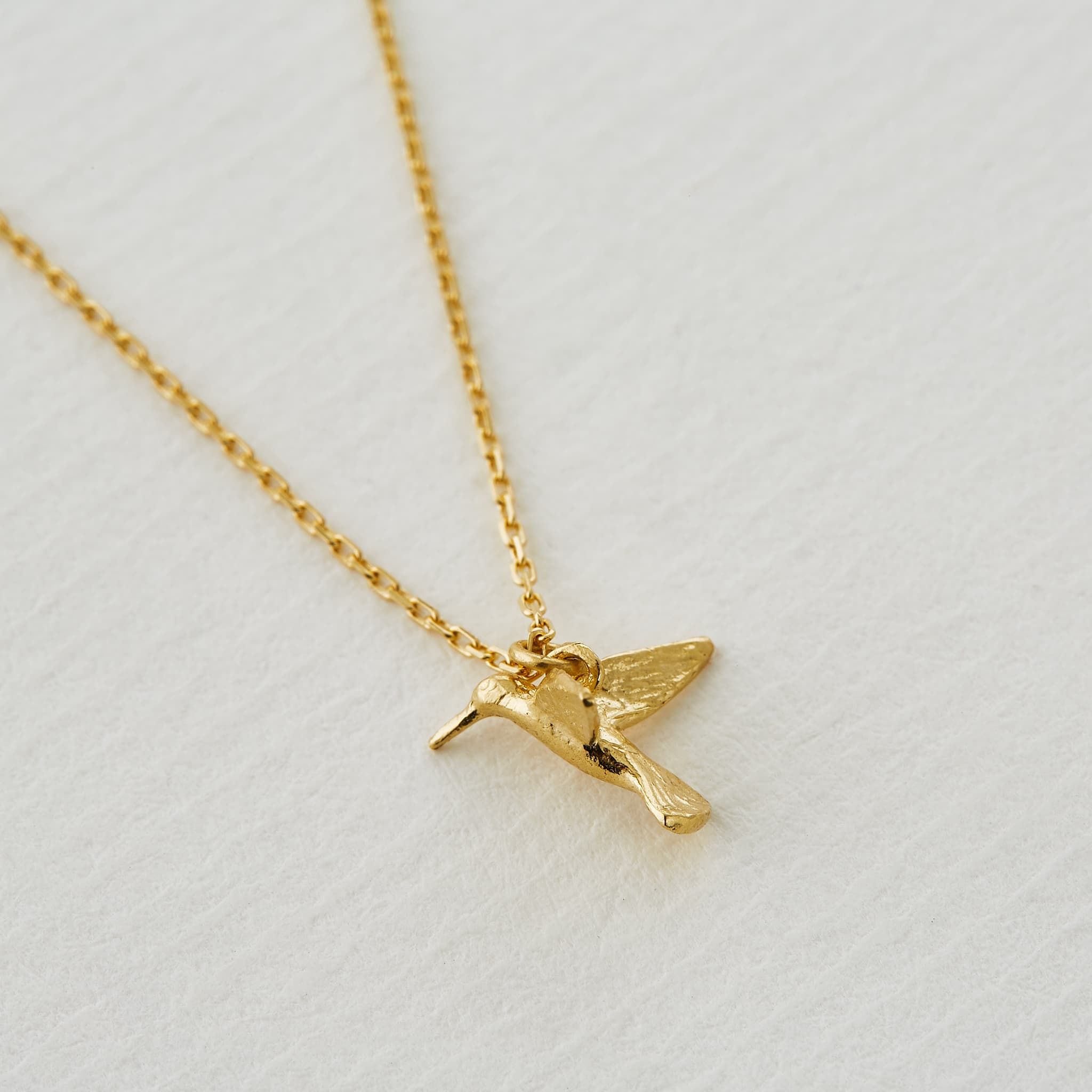 Hummingbird necklace gold outlet