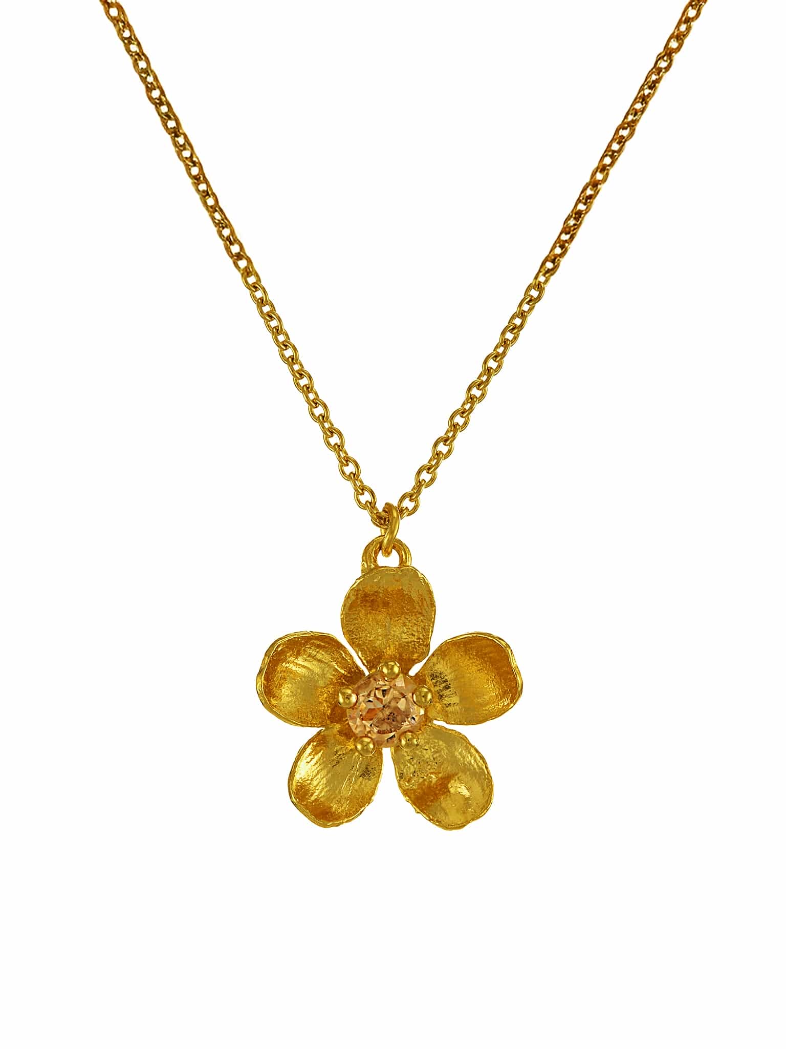 Citrine Buttercup Necklace