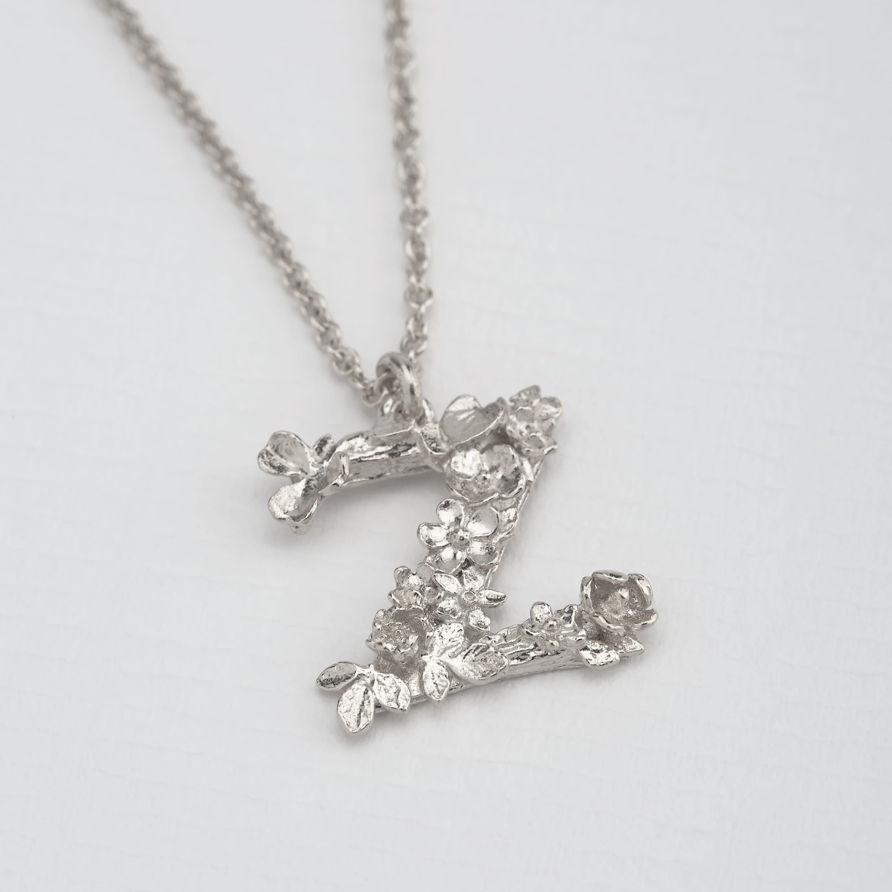 Z necklace silver discount