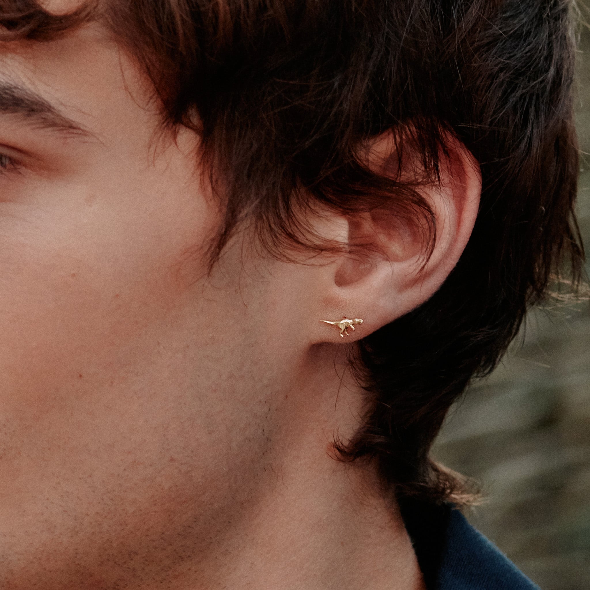 Teeny Tiny T-Rex Single Stud Earring