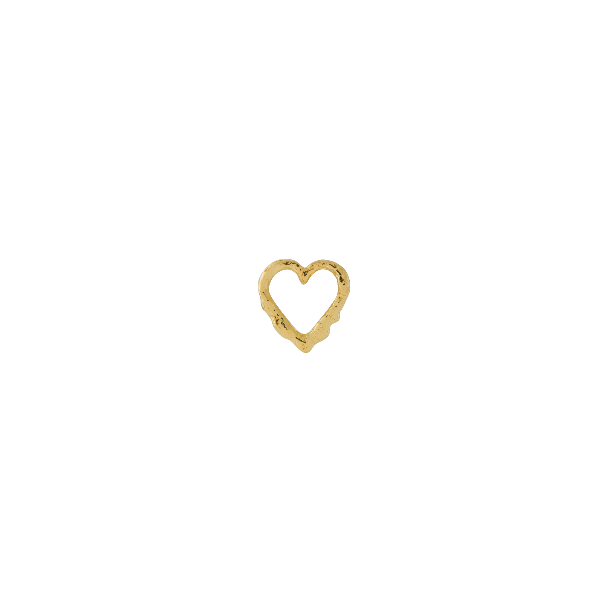 Teeny Tiny Heart Single Stud Earring