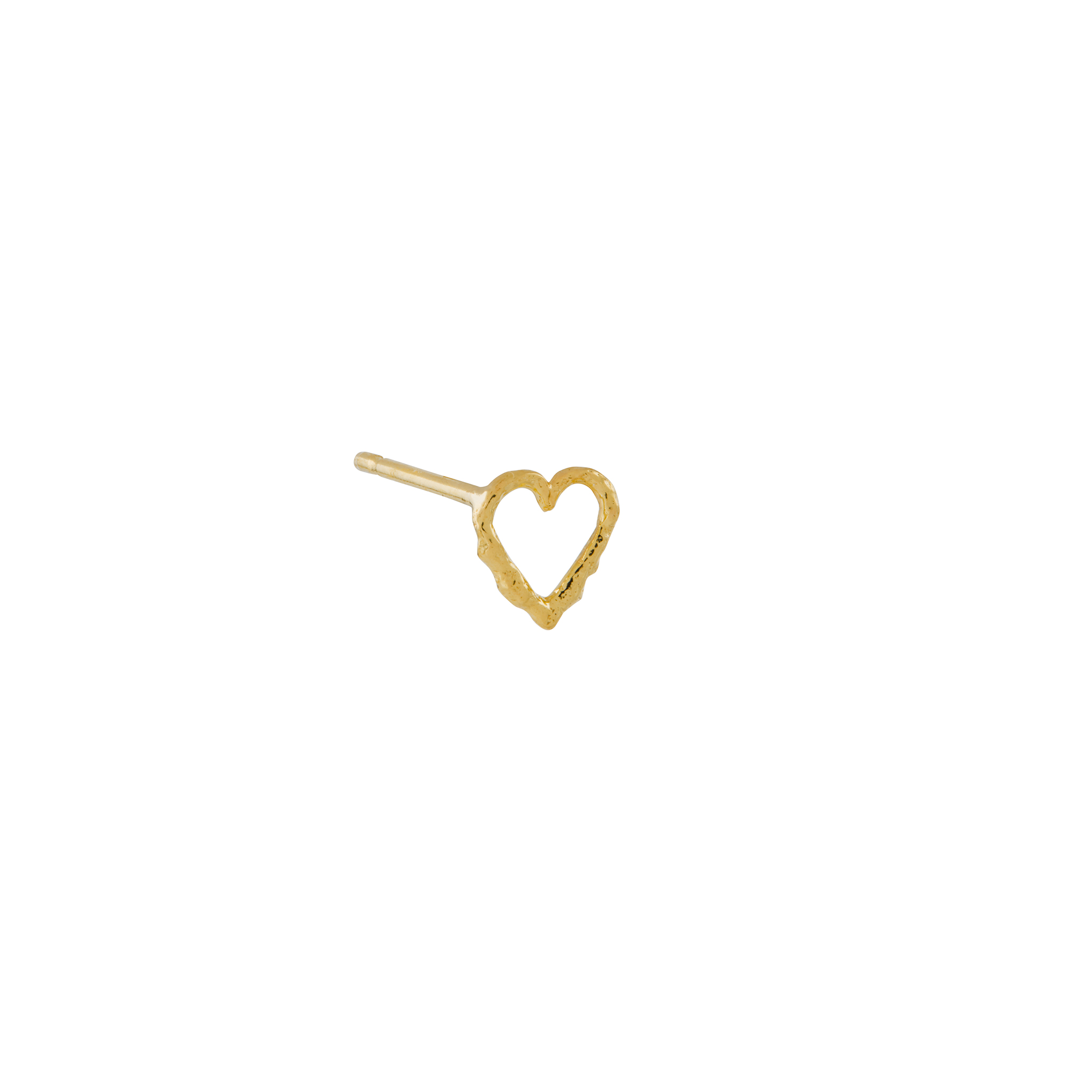 Teeny Tiny Heart Single Stud Earring