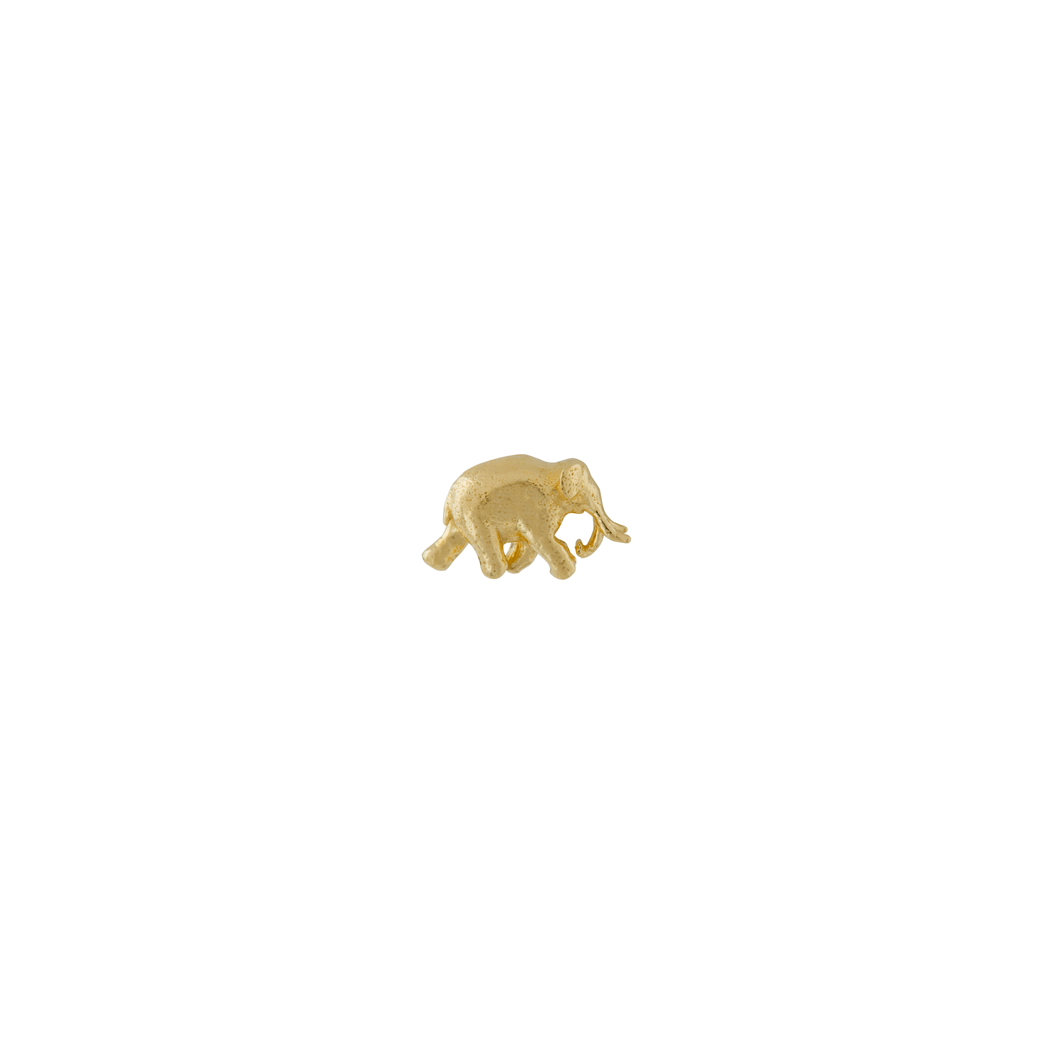 Teeny Tiny Elephant Single Stud Earring