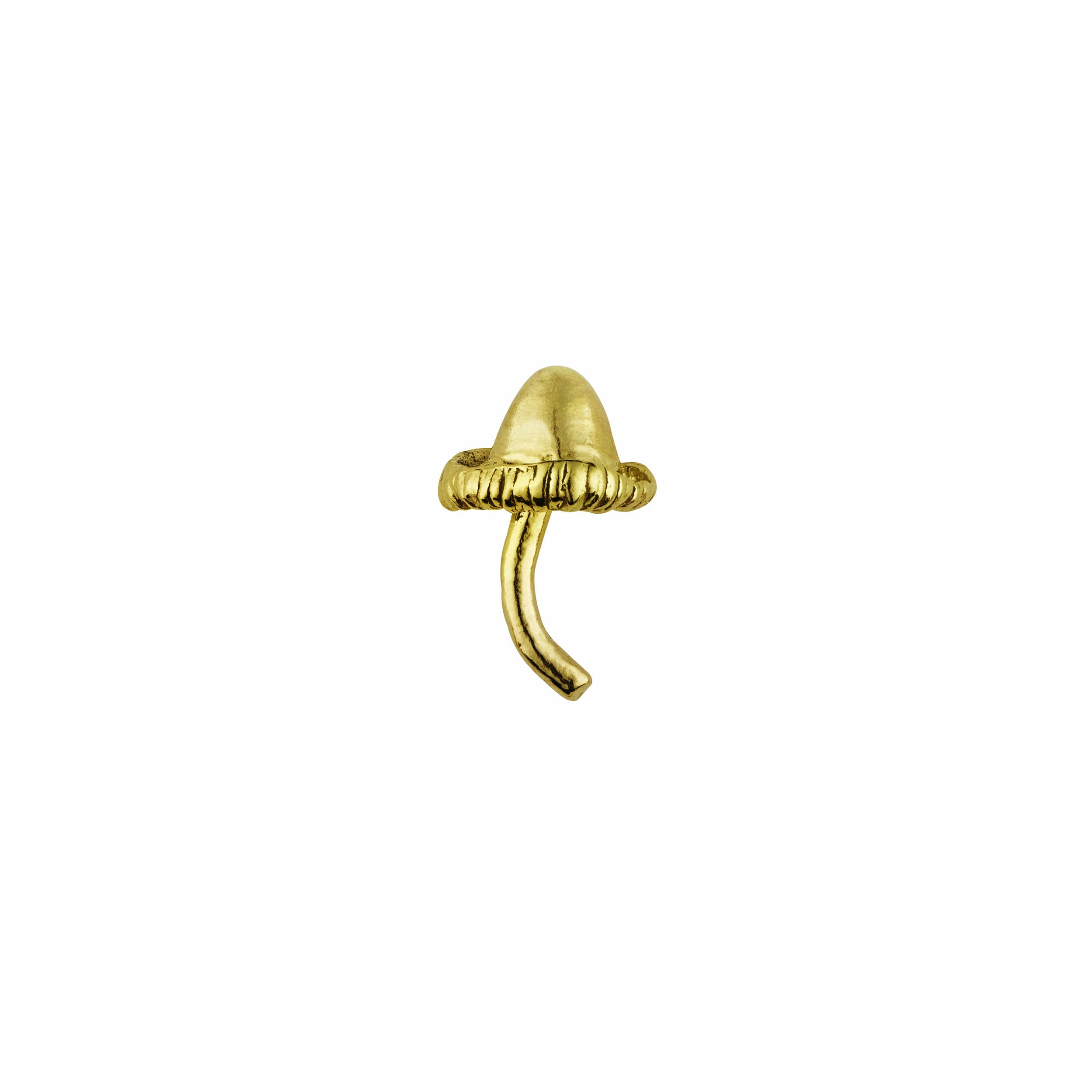 Teeny Tiny Mushroom Single Stud Earring