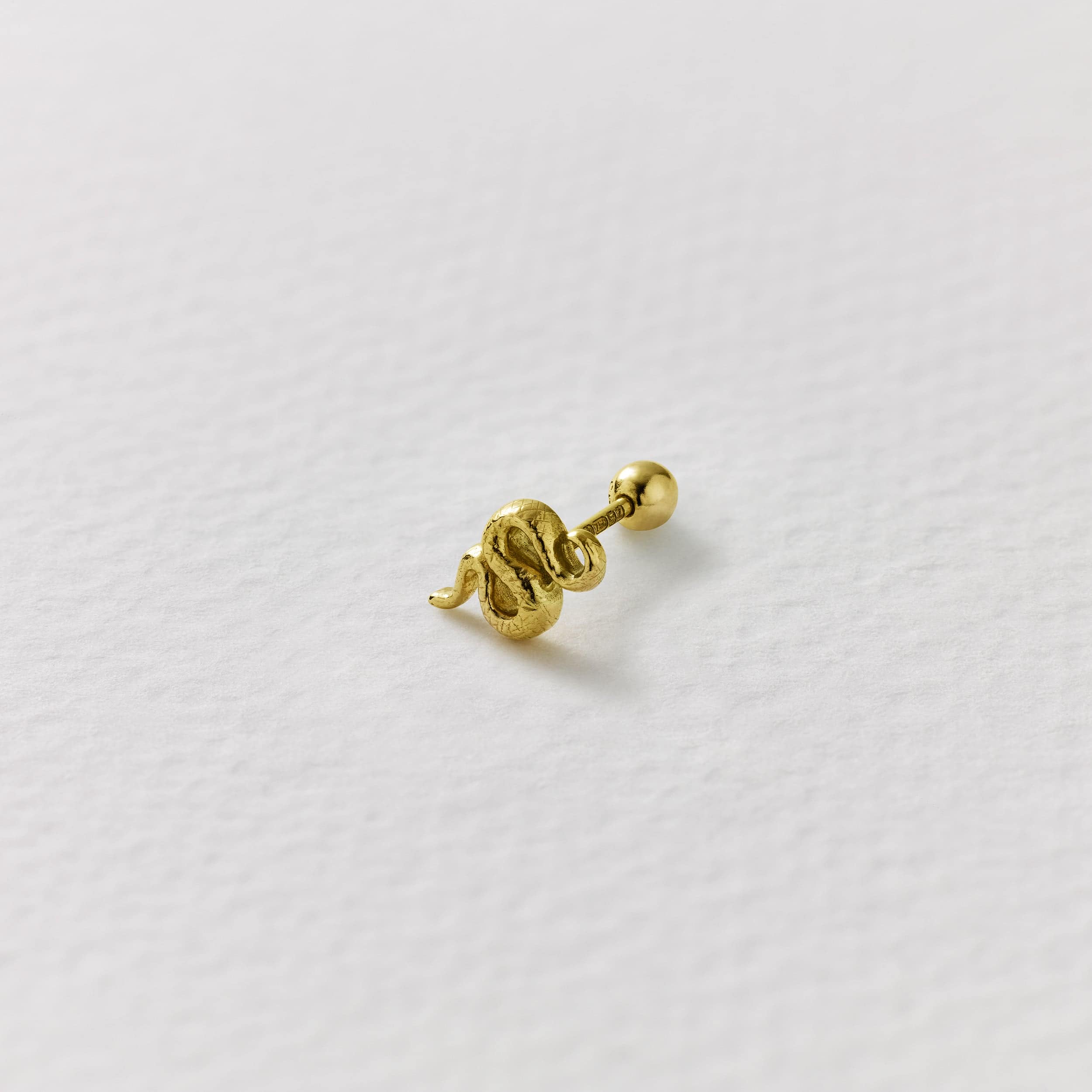 Teeny Tiny Snake Single Stud Earring