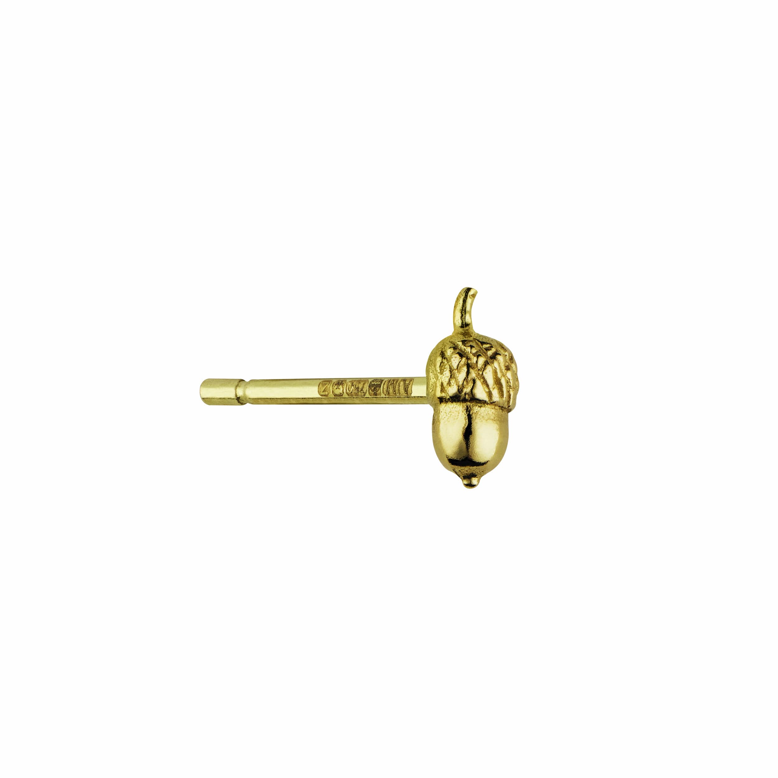 Teeny Tiny Acorn Single Stud Earring