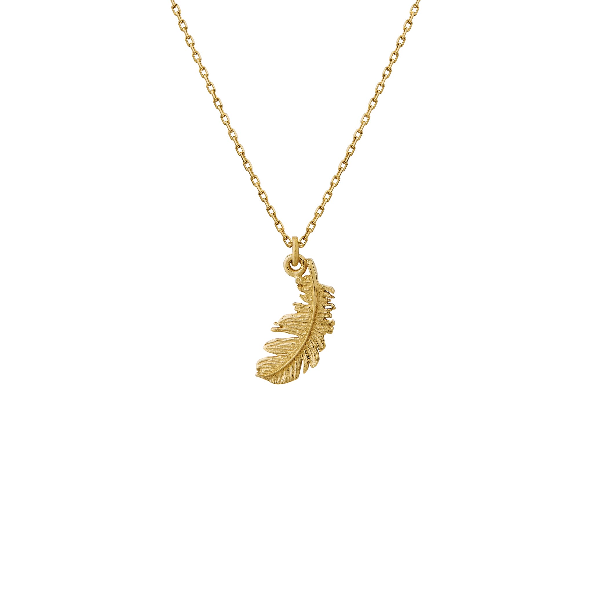 Teeny Tiny Plume Feather Necklace