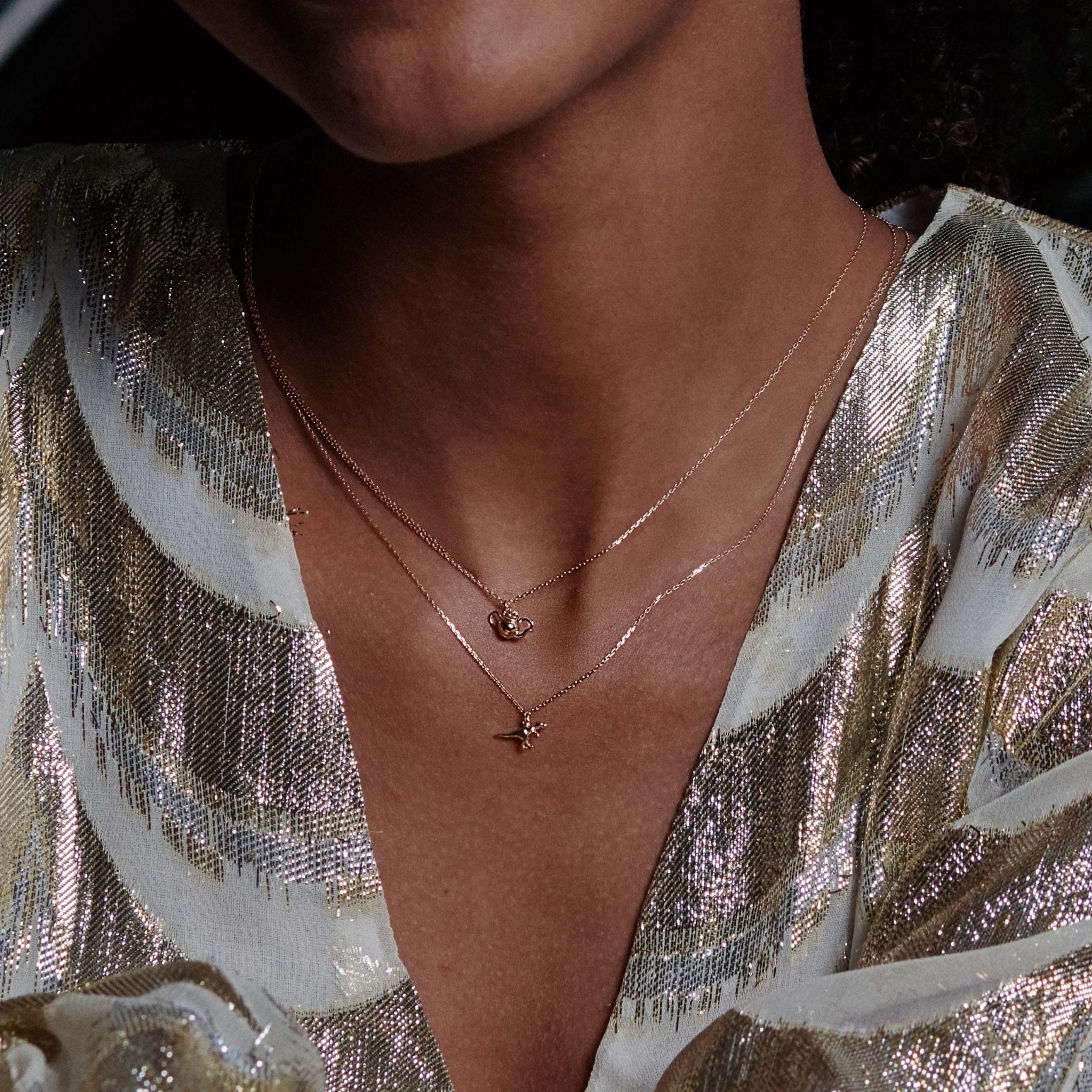 Teeny Tiny T-Rex Necklace