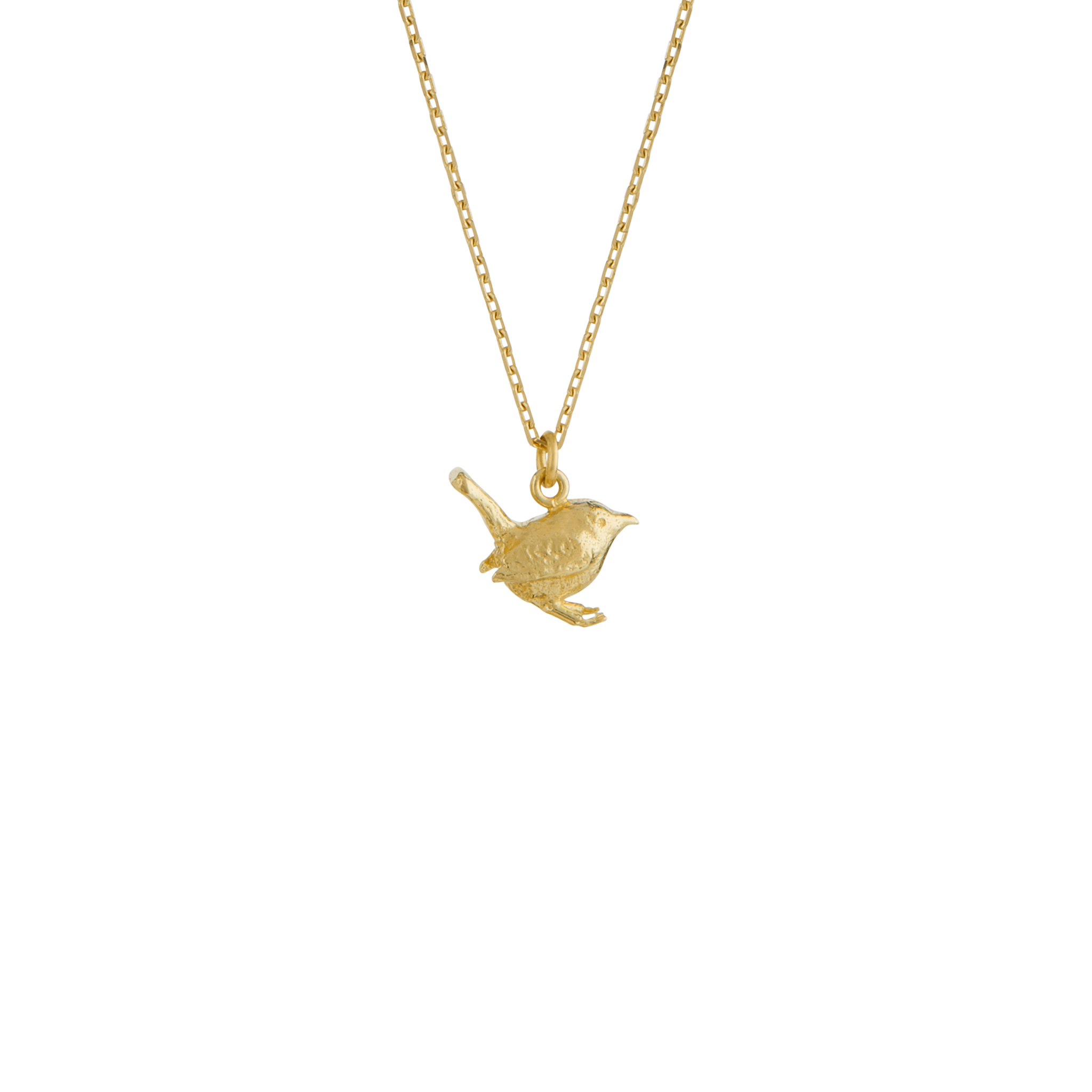 Teeny Tiny Wren Necklace