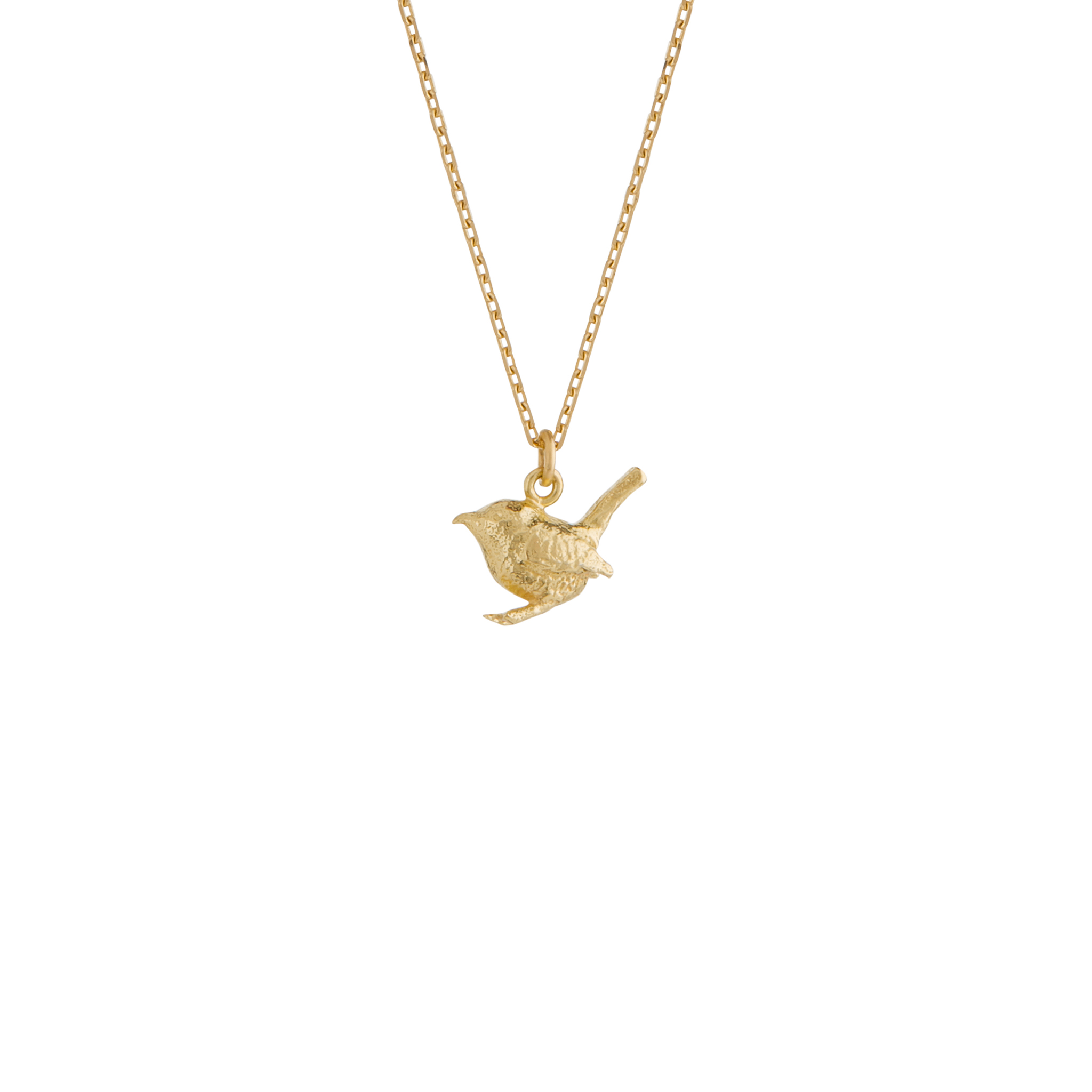 Teeny Tiny Wren Necklace