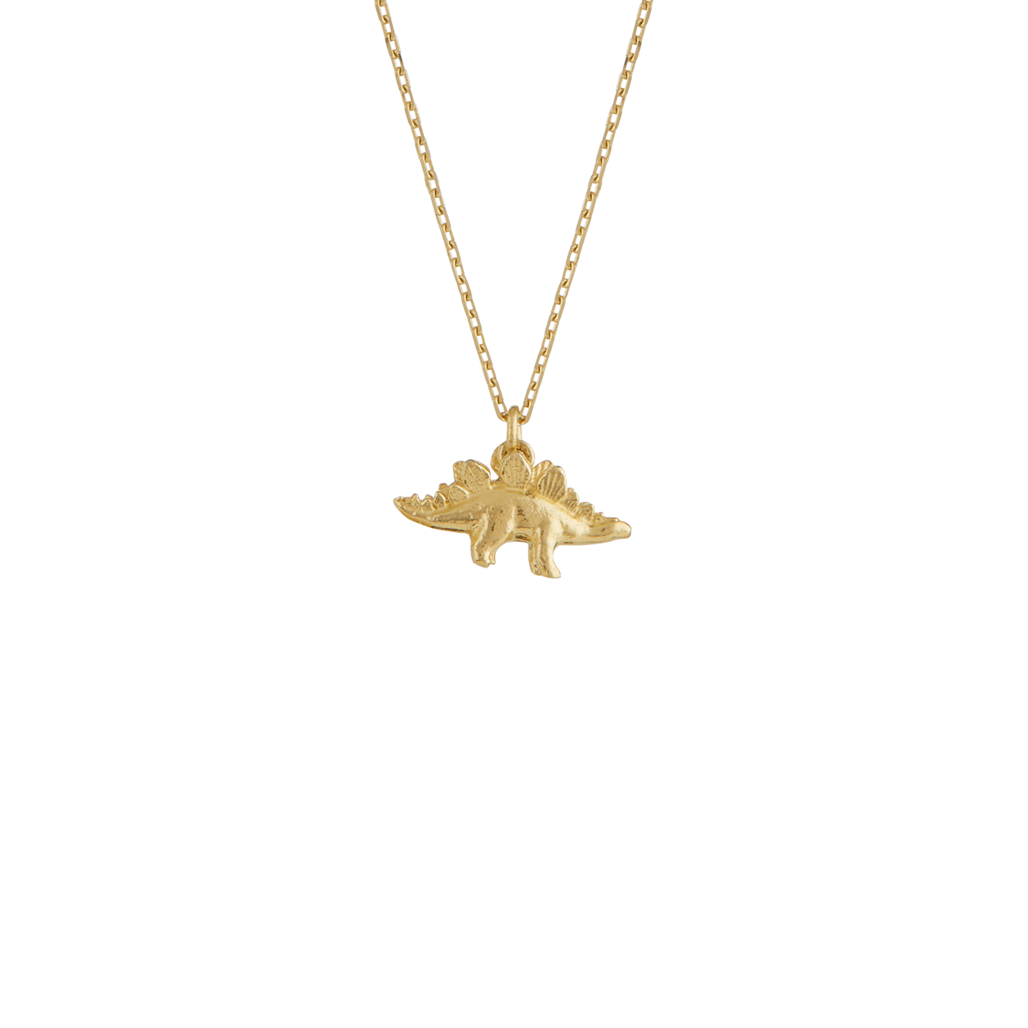 Teeny Tiny Stegosaurus Necklace