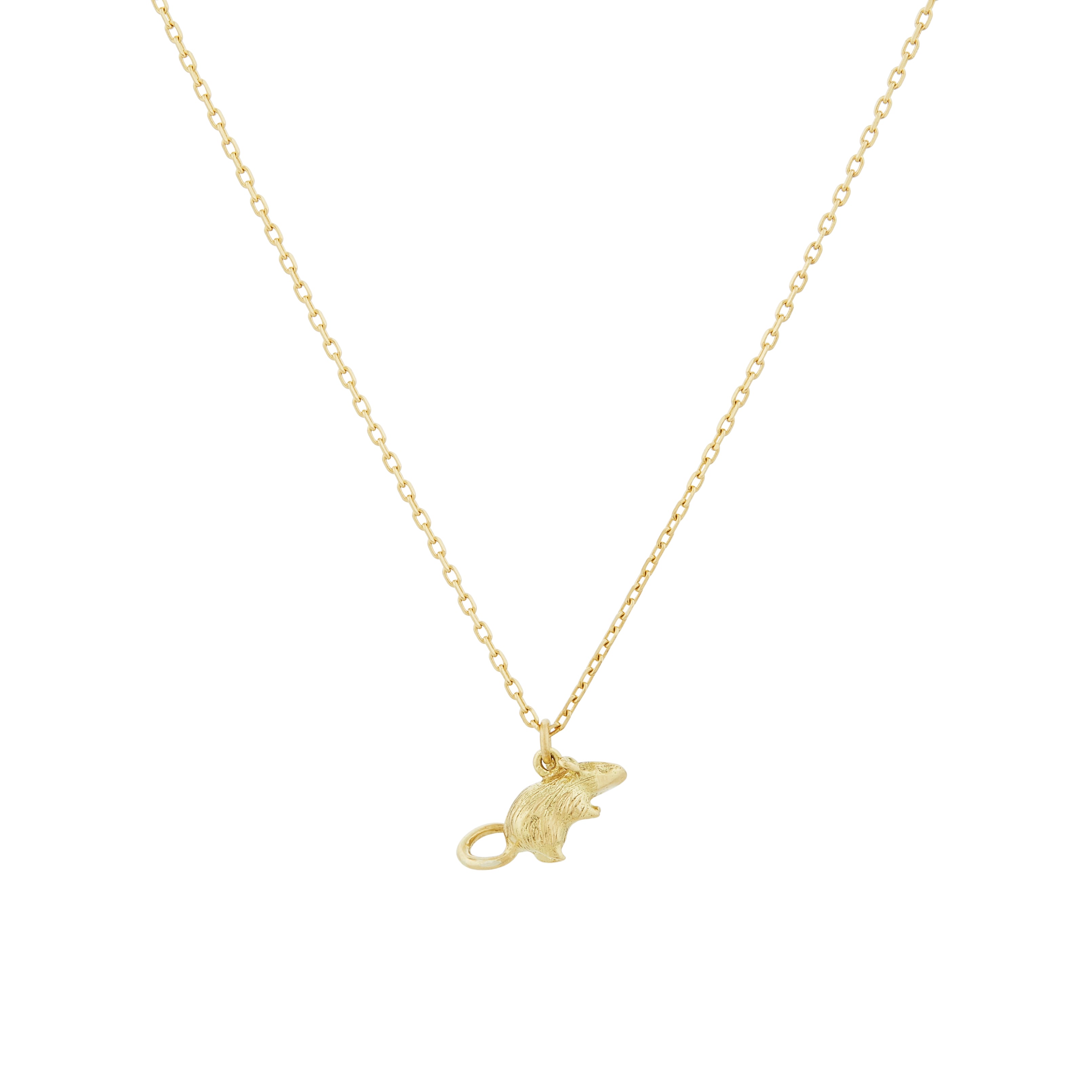 Teeny Tiny Mouse Necklace