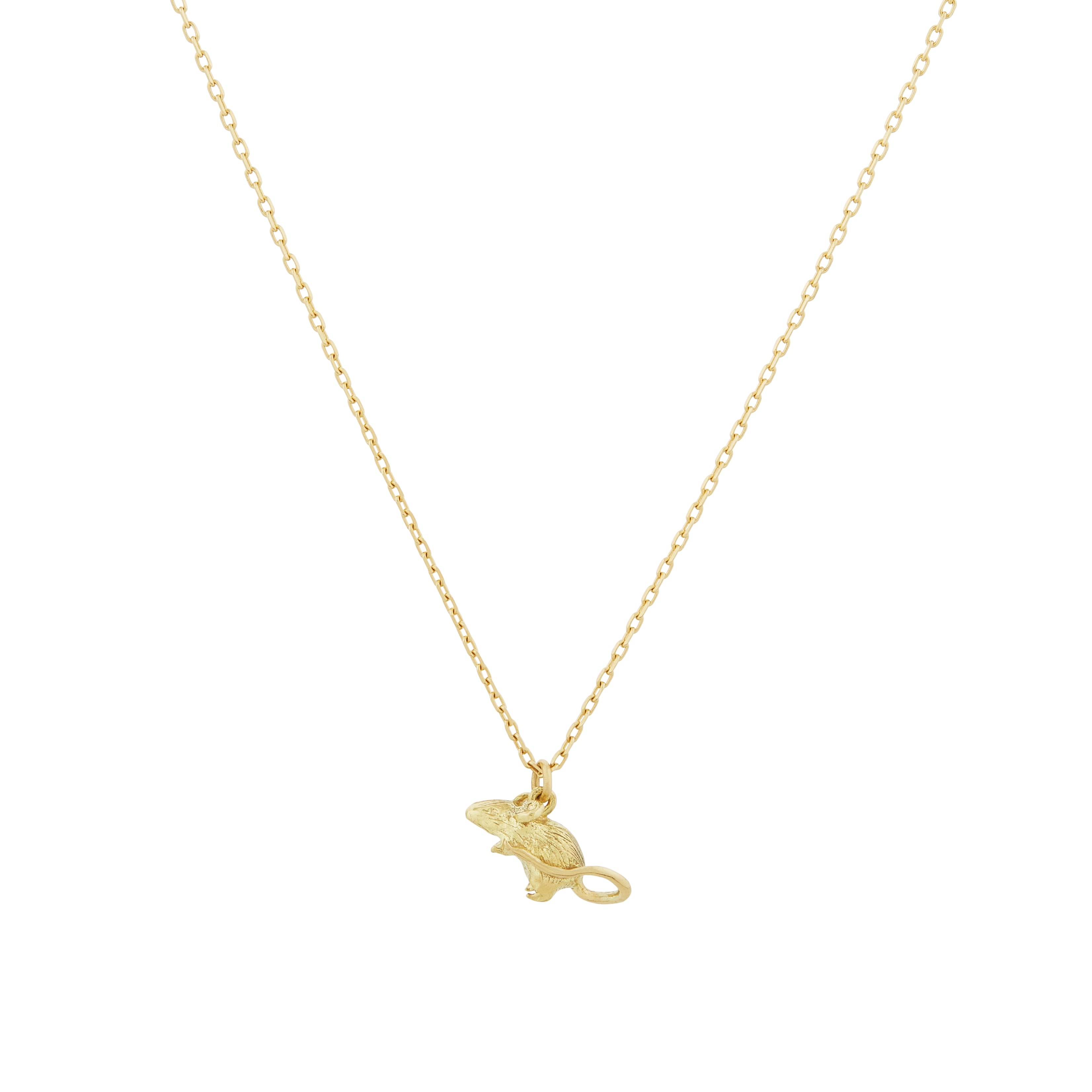 Teeny Tiny Mouse Necklace