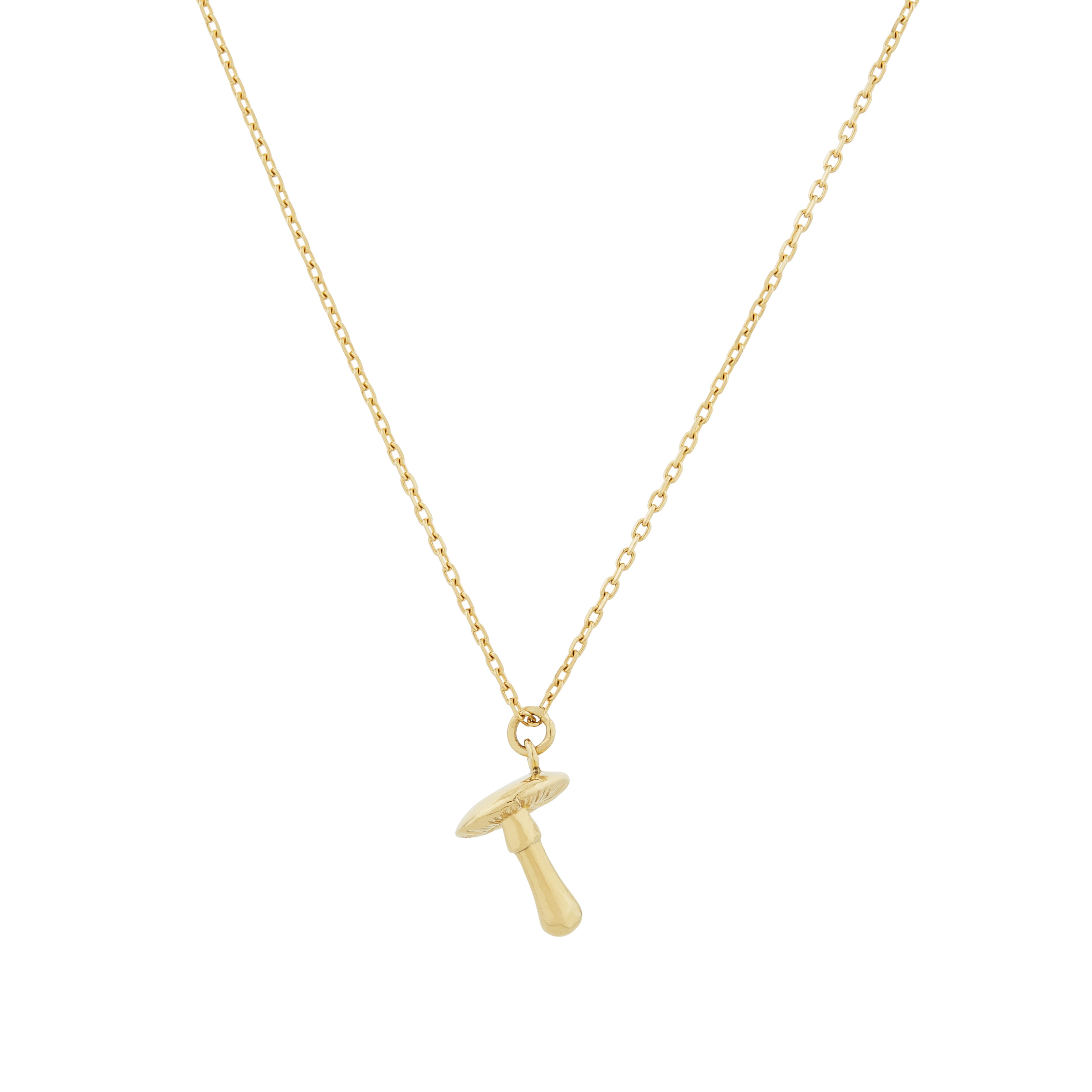 Teeny Tiny Mushroom Necklace
