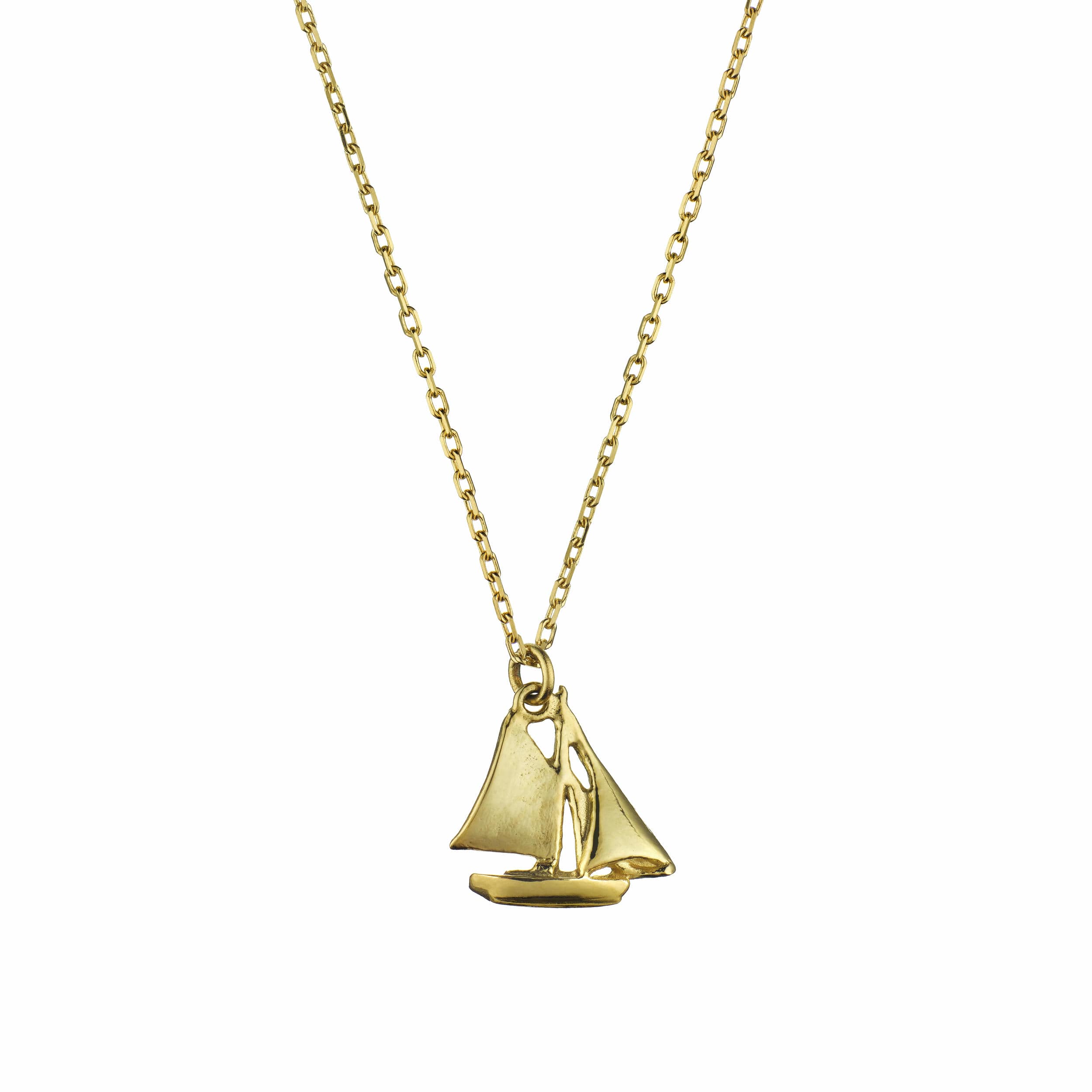 Teeny Tiny Boat Necklace