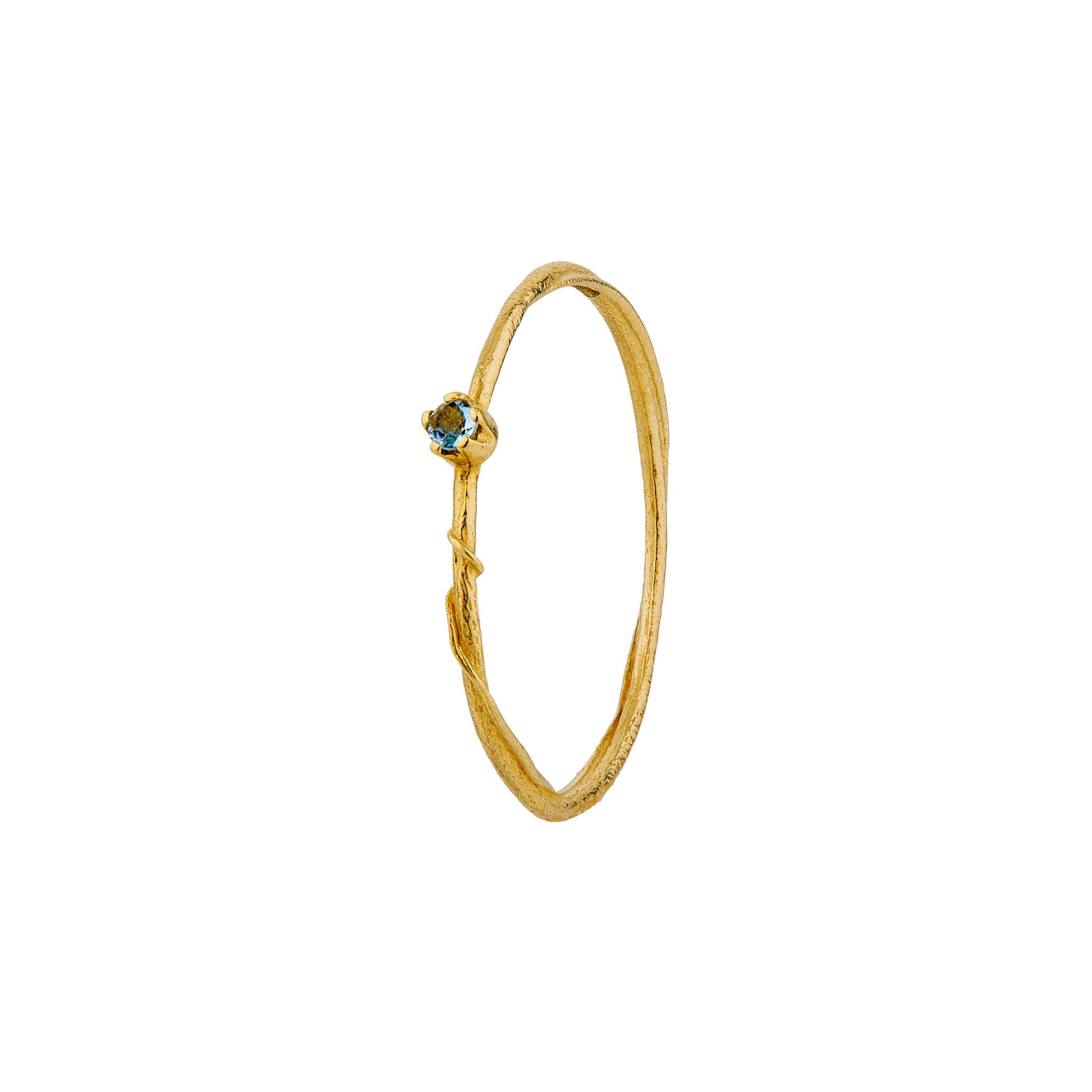 Aquamarine Fine Vine Ring
