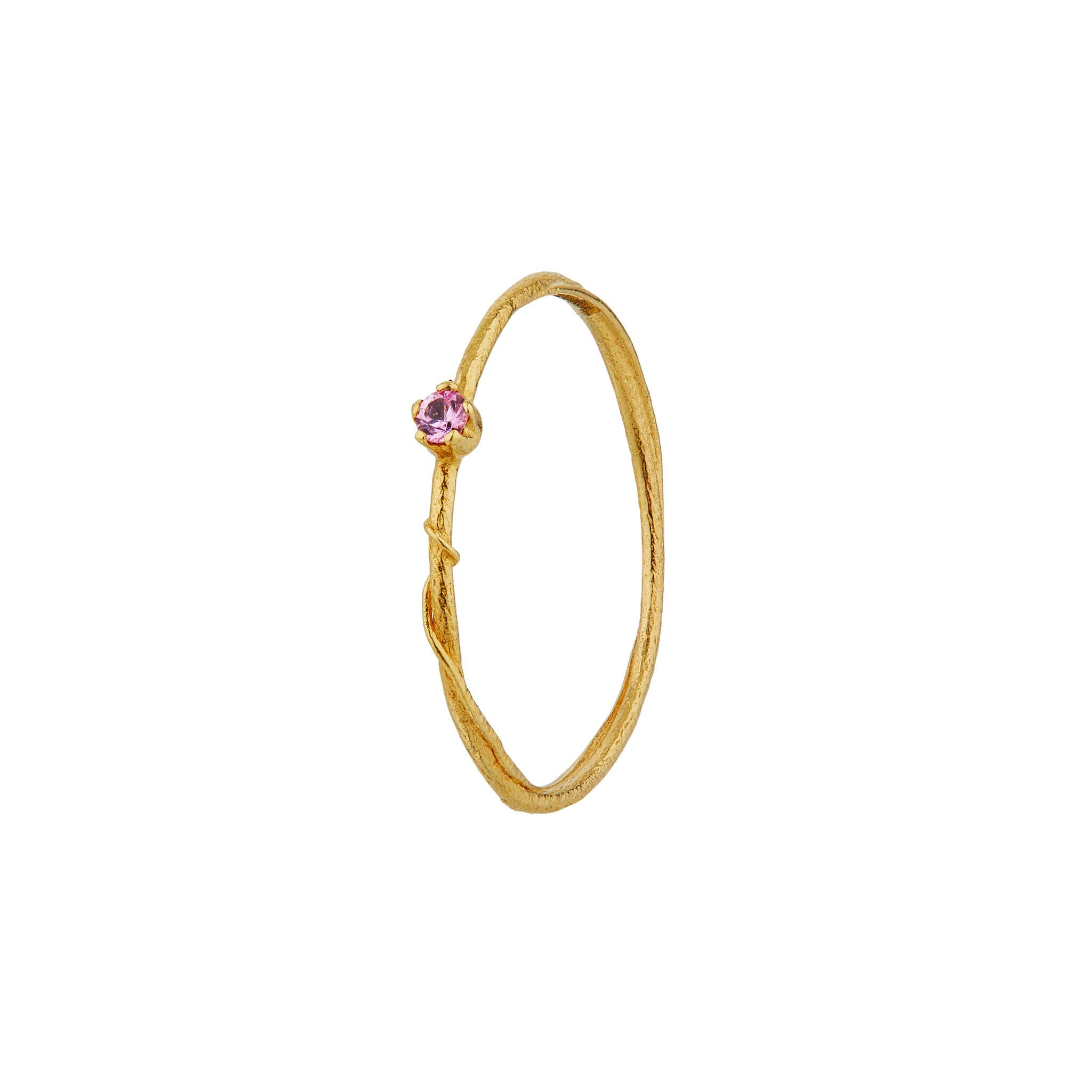 Pink Sapphire Fine Vine Ring