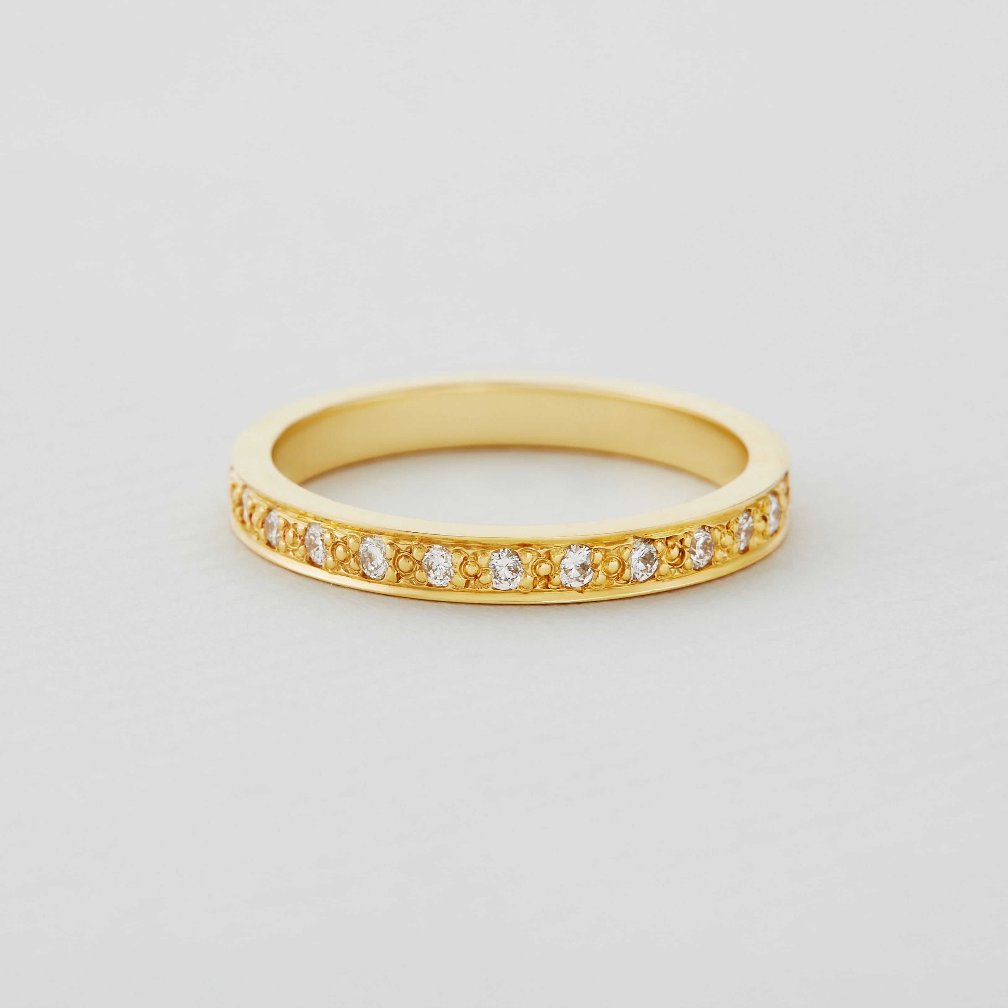 Halo diamond discount eternity ring