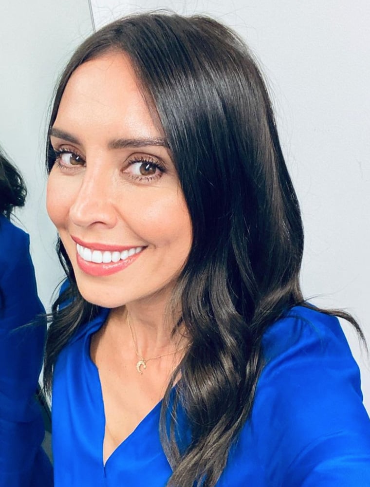 Christine Lampard wearing gold plated Floral Letter C necklace by Alex Monroe