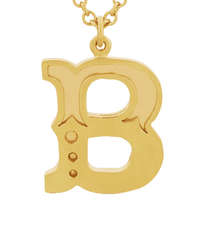 Just My Type Letter B Necklace