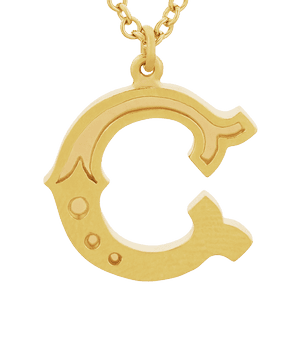 Just My Type Letter c Necklace