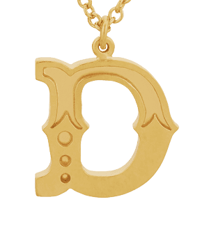 Just My Type Letter d Necklace