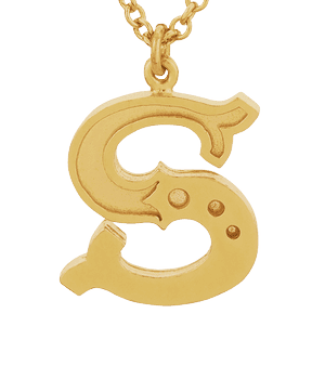 Just My Type Letter S Necklace