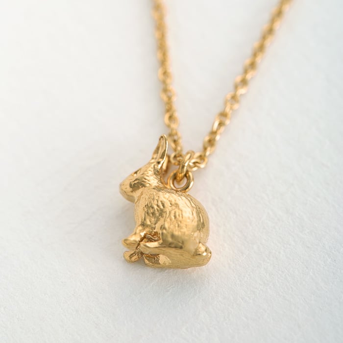 Paper shot of a Lucky Clover Necklace by Alex Monroe Jewellery