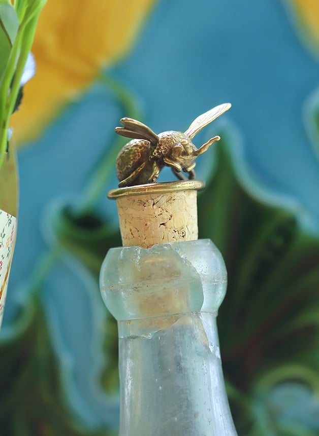 Alex Monroe's homeware bottle stoppers