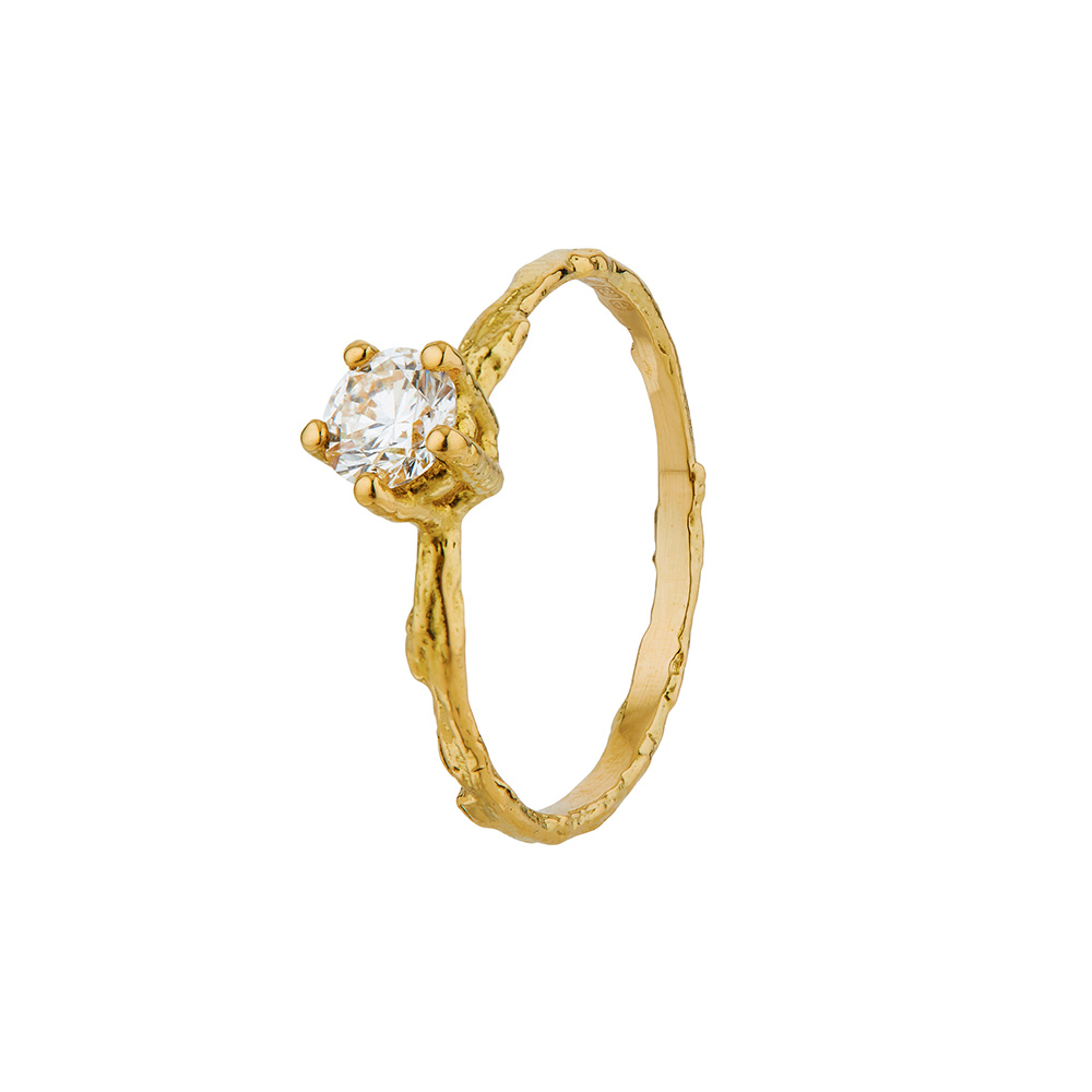 Diamond Eyebright Ring by Alex Monroe